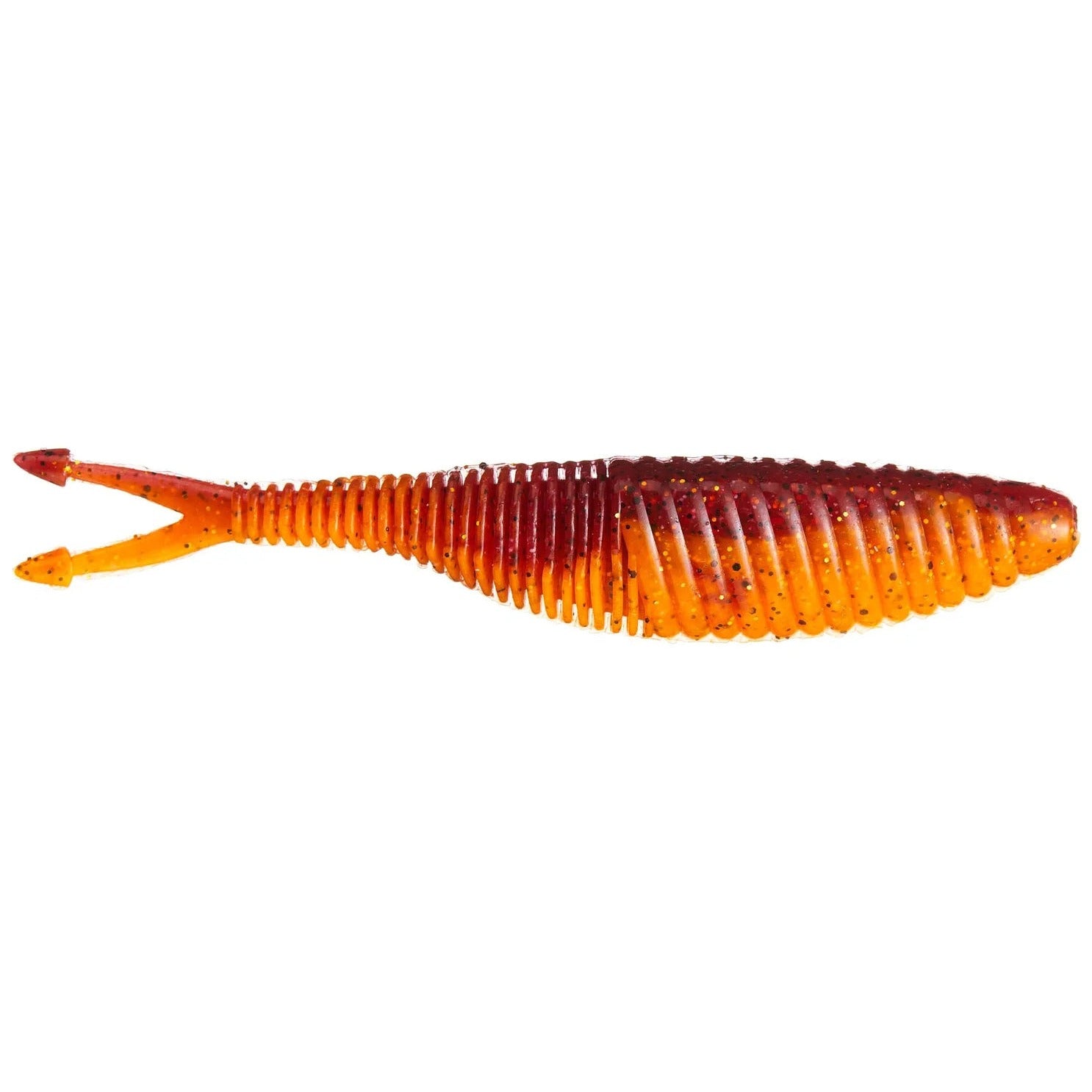 Geecrack Bellows Vibe 4.2 inch bladed jig trailer in Fire Craw #405