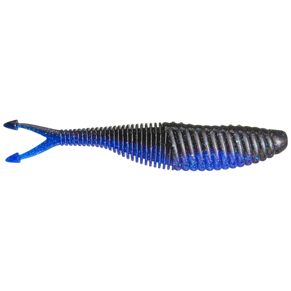 Geecrack Bellows Vibe 4.2 inch bladed jig trailer in Dark Matter #408