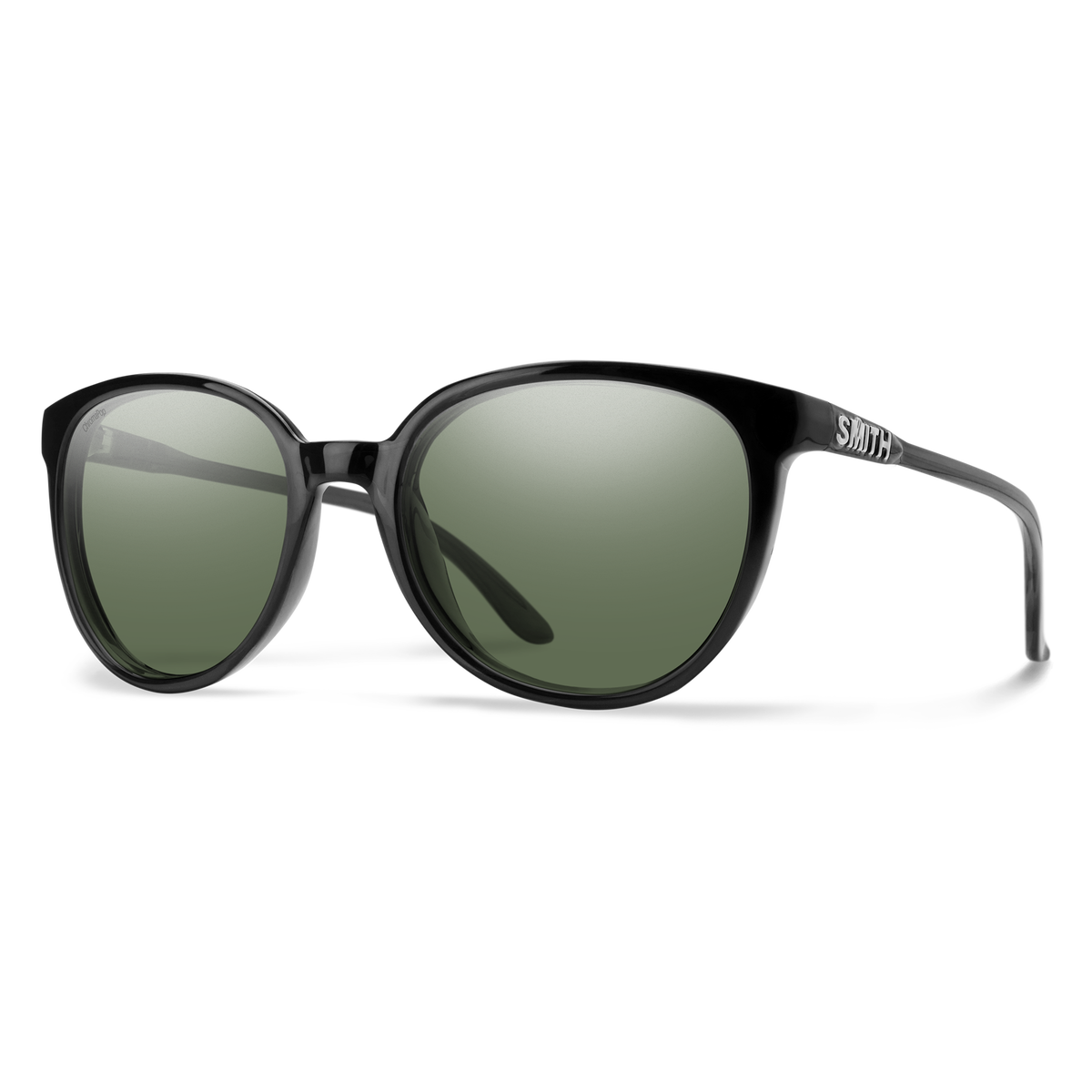 Smith Cheetah sunglasses — Black | ChromaPop Polarized Gray Green