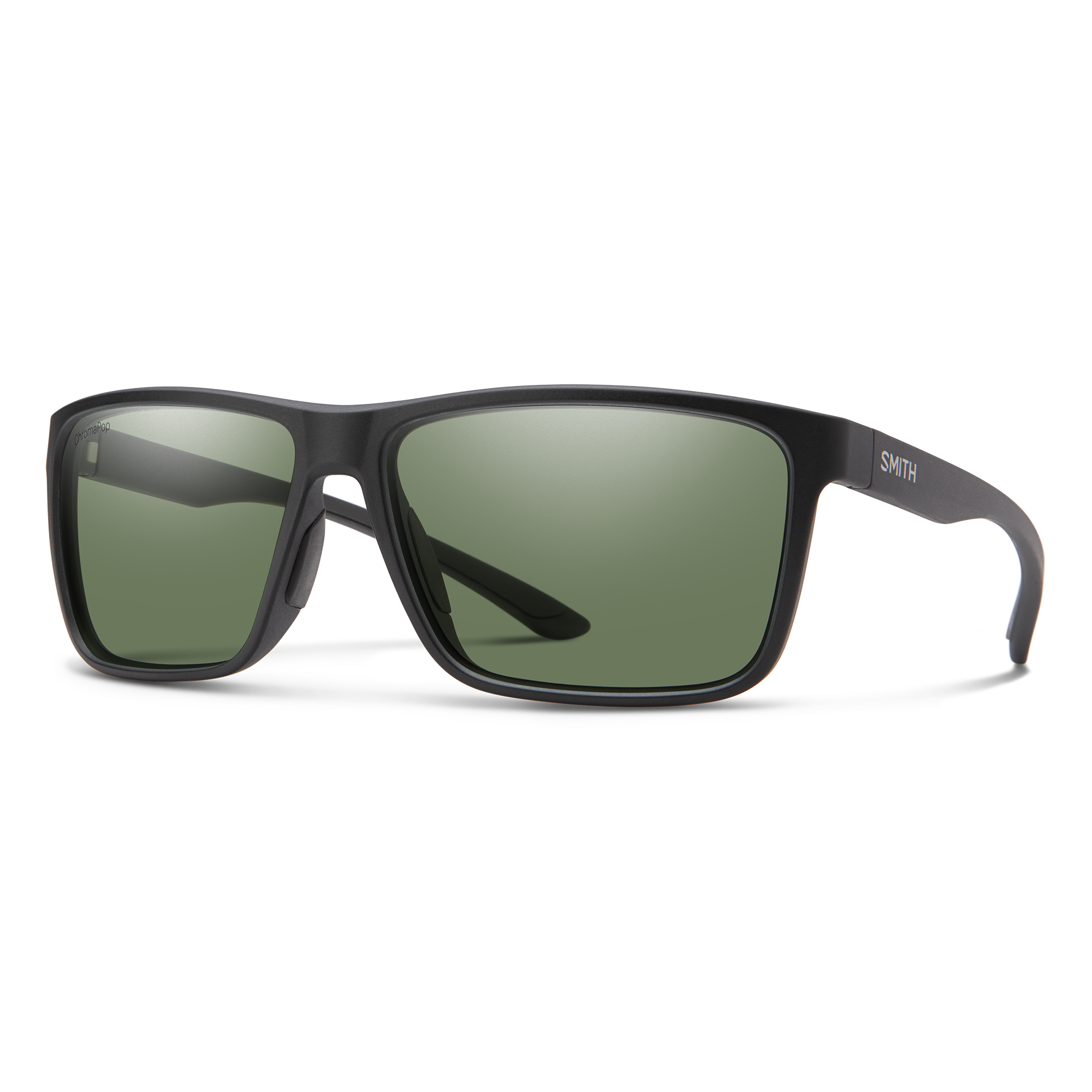 Smith Riptide sunglasses — Matte Black | ChromaPop Polarized Gray Green