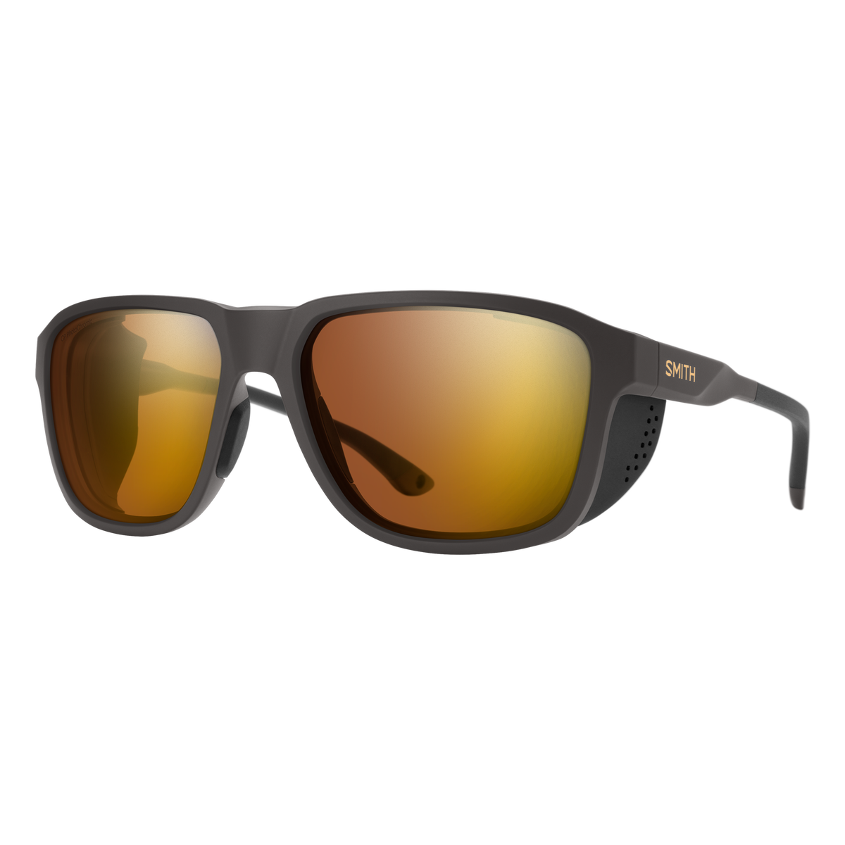 Smith Embark sunglasses — Matte Gravy | ChromaPop Glacier Photochromic Copper Gold Mirror