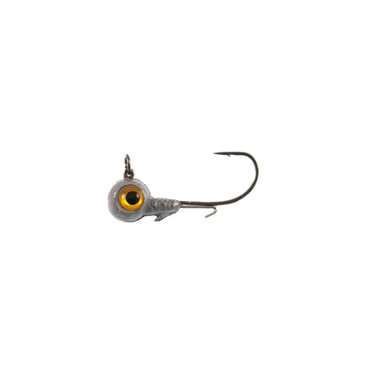 Missile Jigs Eye Roll jig head 1/0 hook 3/16 oz with gold 3D eye