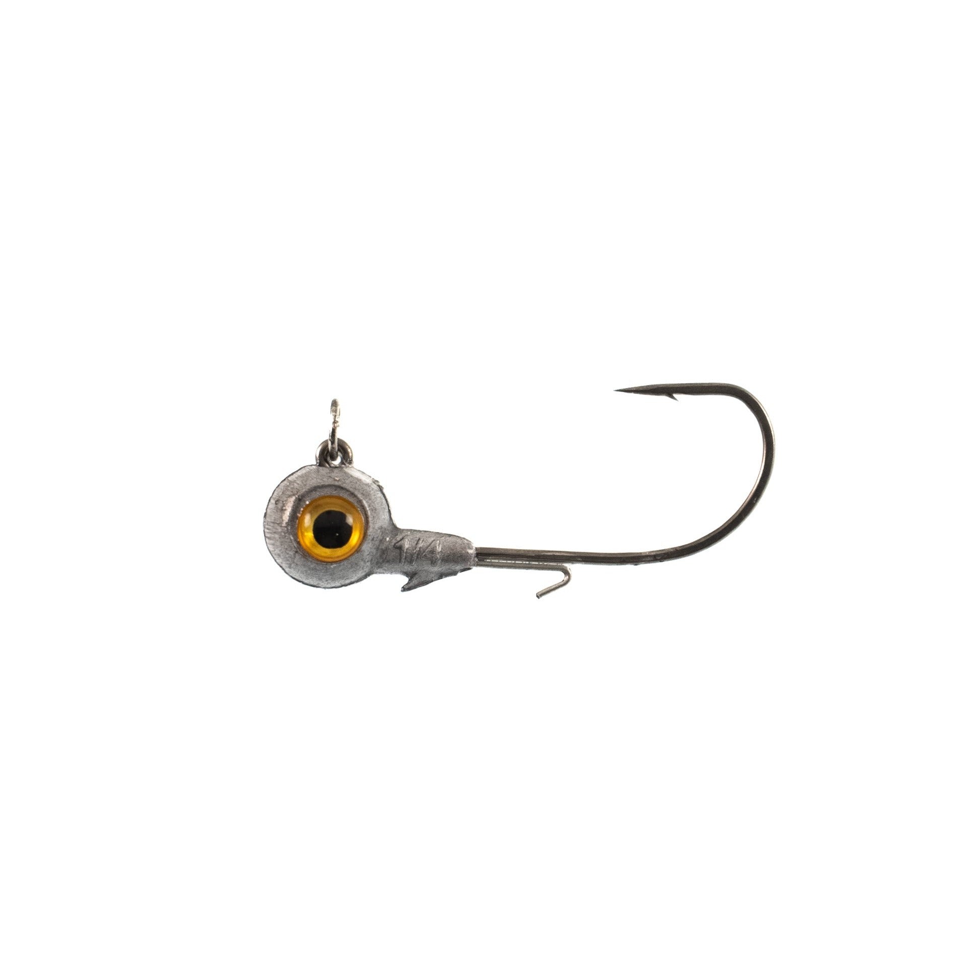 Missile Jigs Eye Roll jig head 3/0 hook 1/4 oz with gold 3D eye