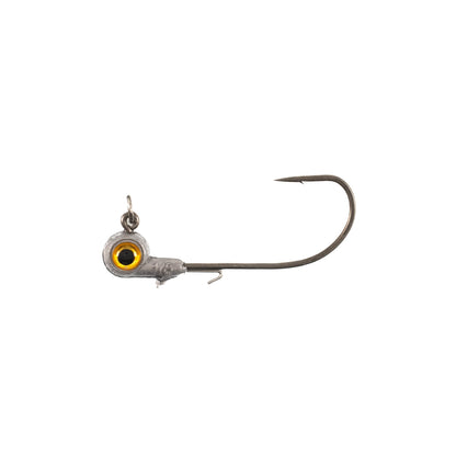 Missile Jigs Eye Roll jig head 5/0 hook 1/8 oz with gold 3D eye