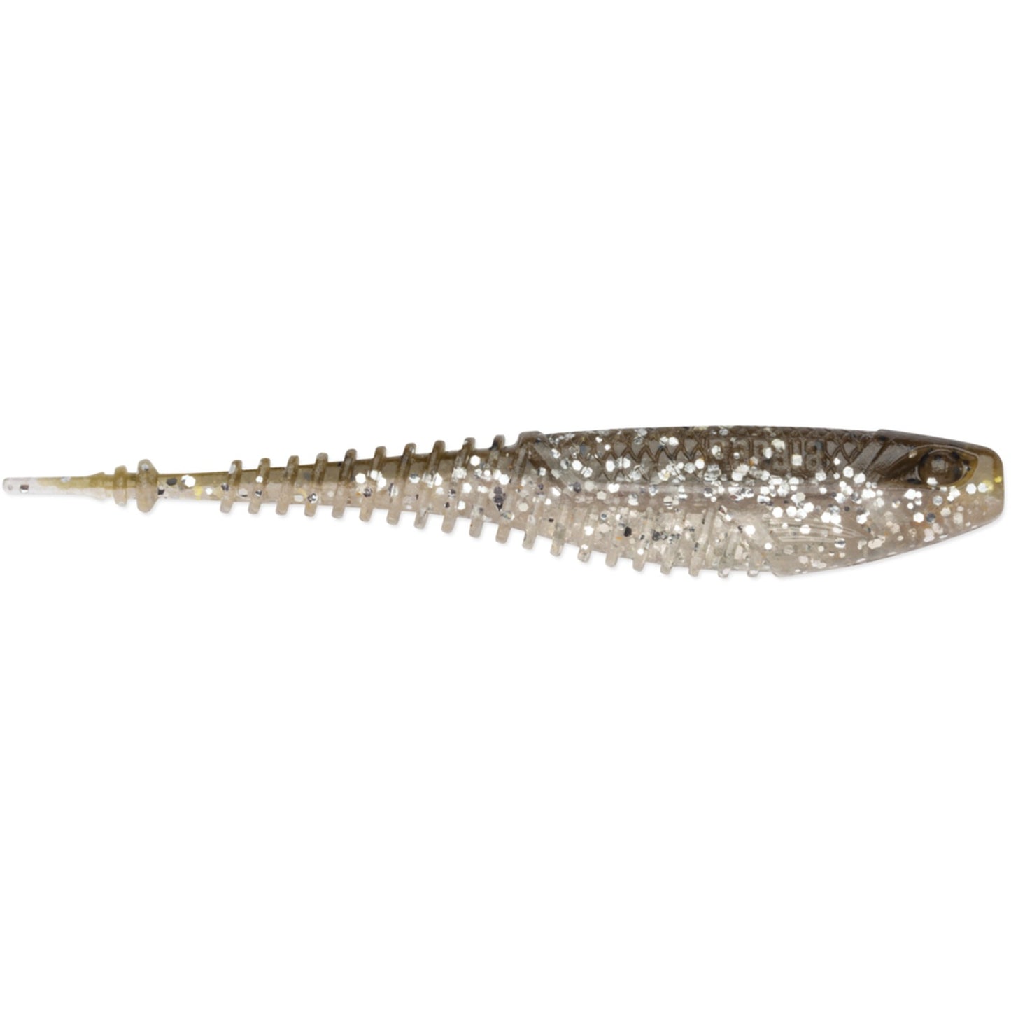 Rapala CrushCity Freeloader soft plastic trailer in Green Pumpkin Disco