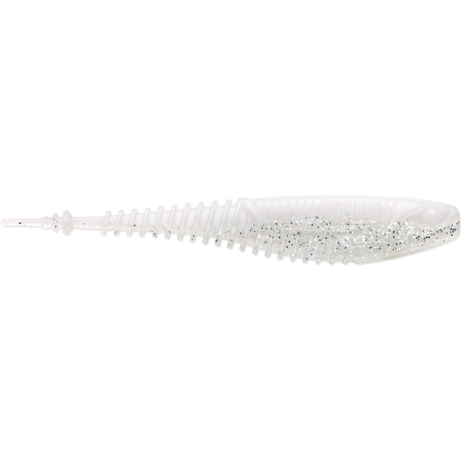 Rapala CrushCity Freeloader soft plastic trailer in Sight Flash