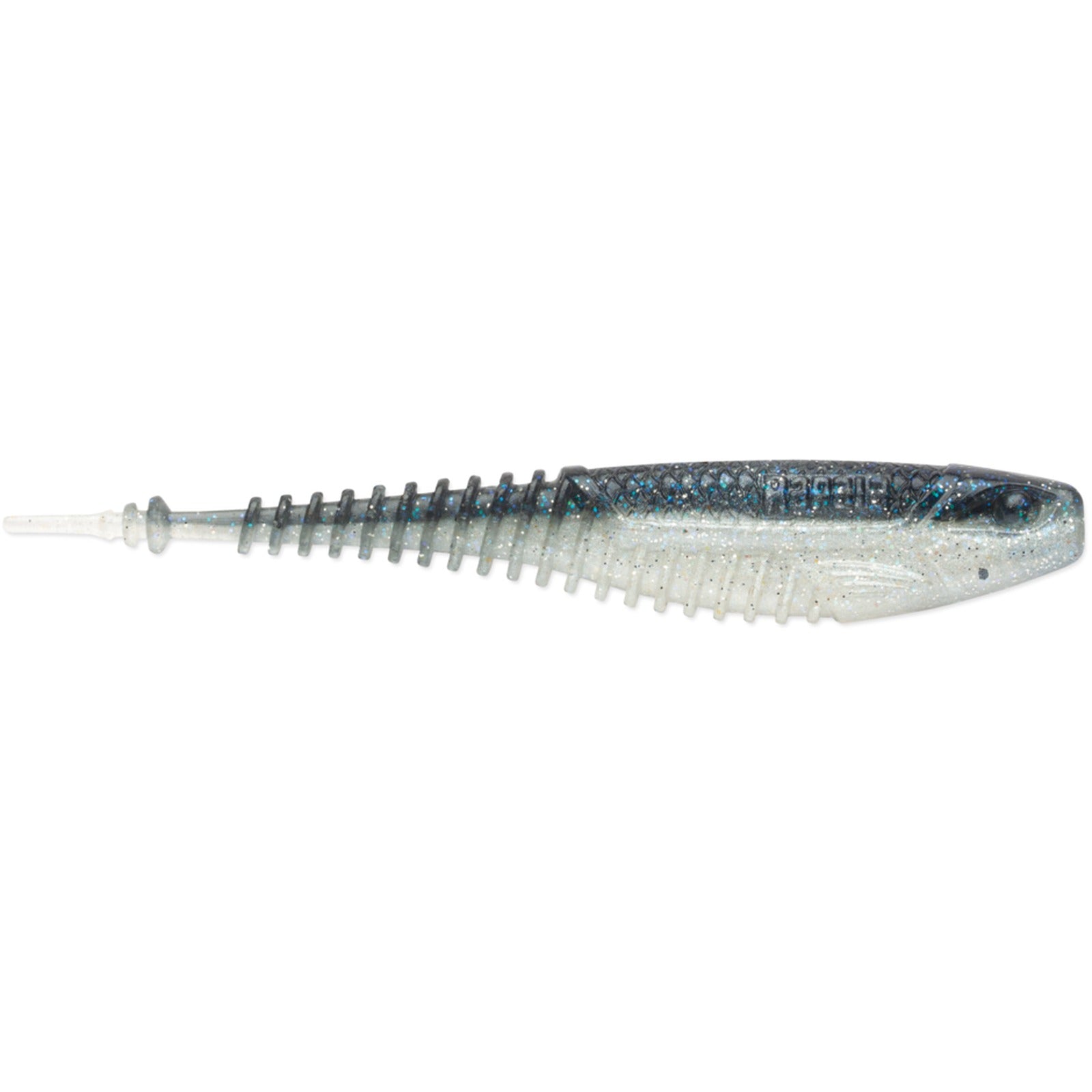 Rapala CrushCity Freeloader soft plastic trailer in Smelt