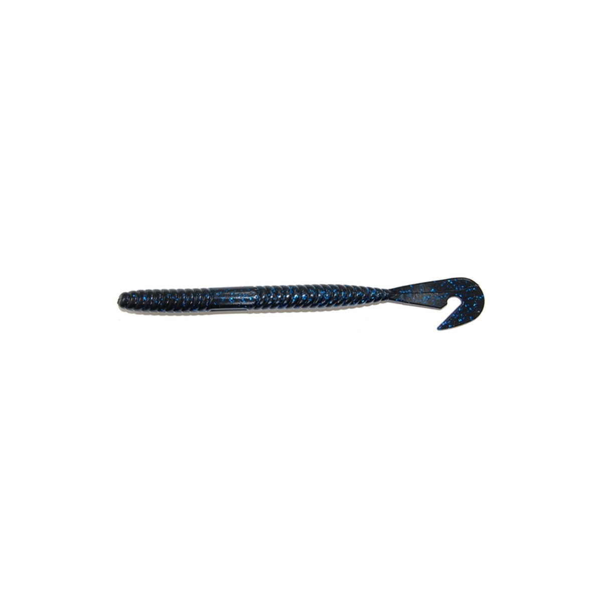 Gambler Burner Worm 7.5 inch in Black Blue Glitter