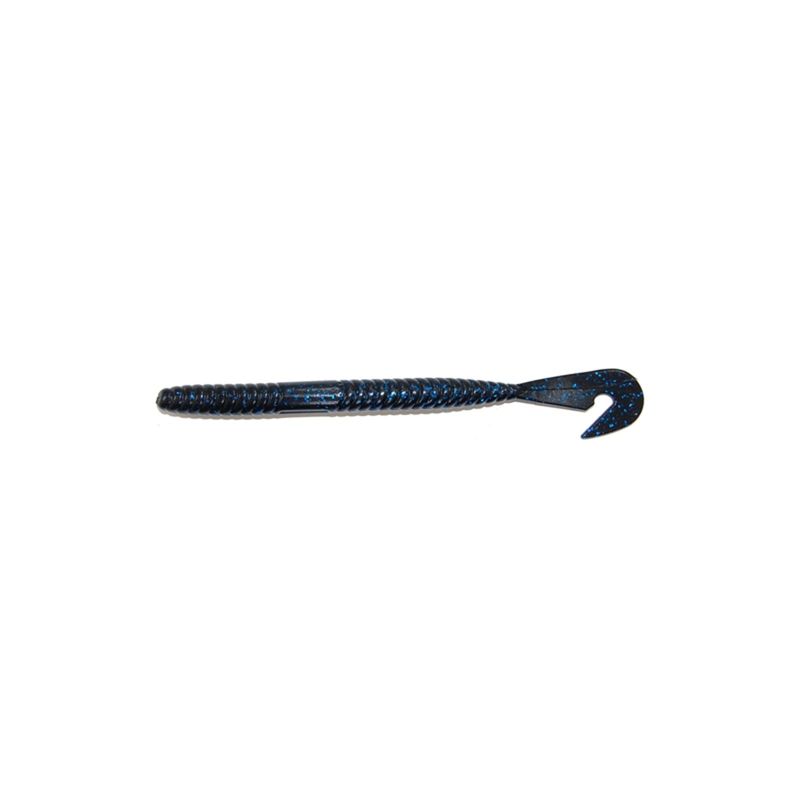 Gambler Burner Worm 7.5 inch in Black Blue Glitter