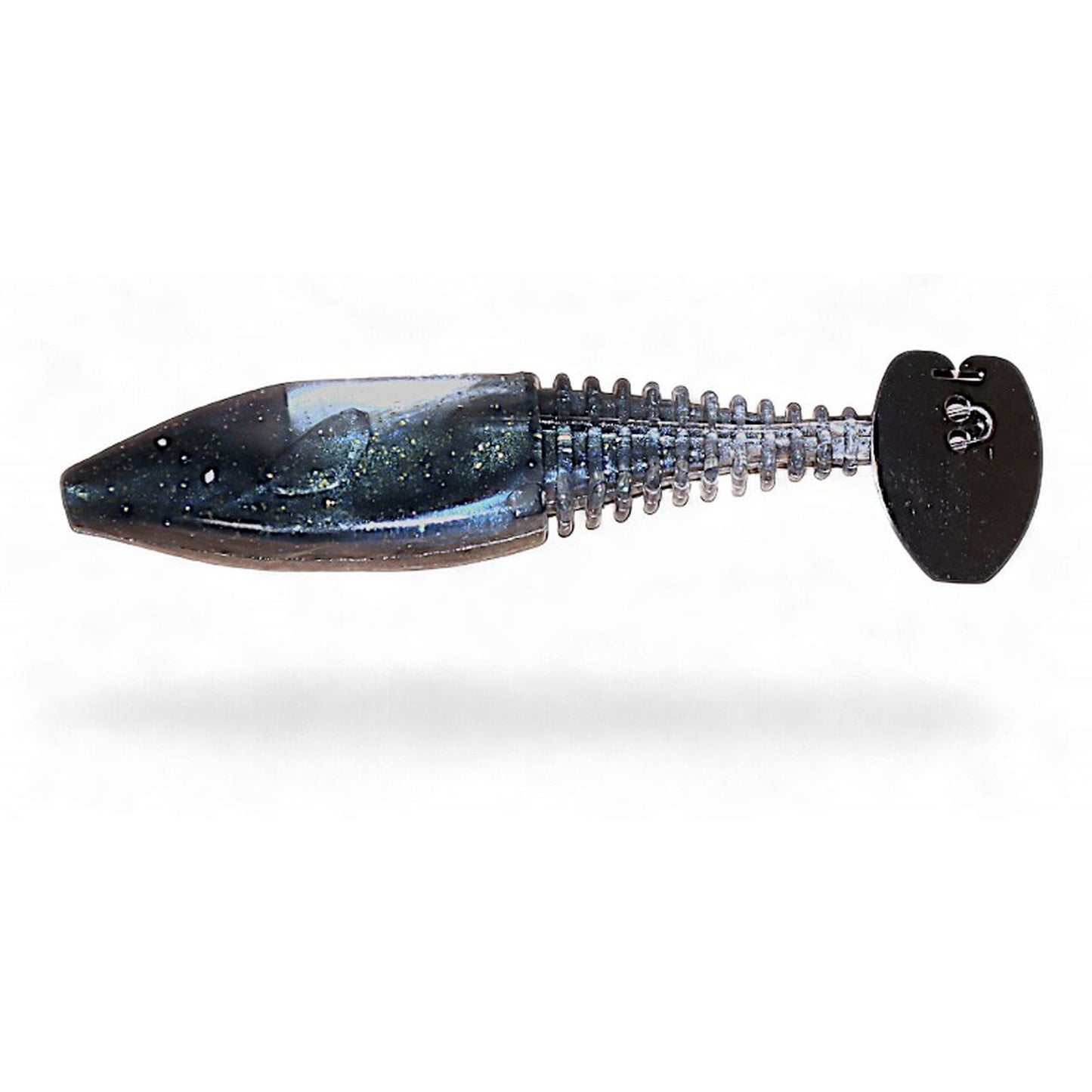 Gambler EZ Shaker bladed tail harness bait in Ghost Shad Silver Tail