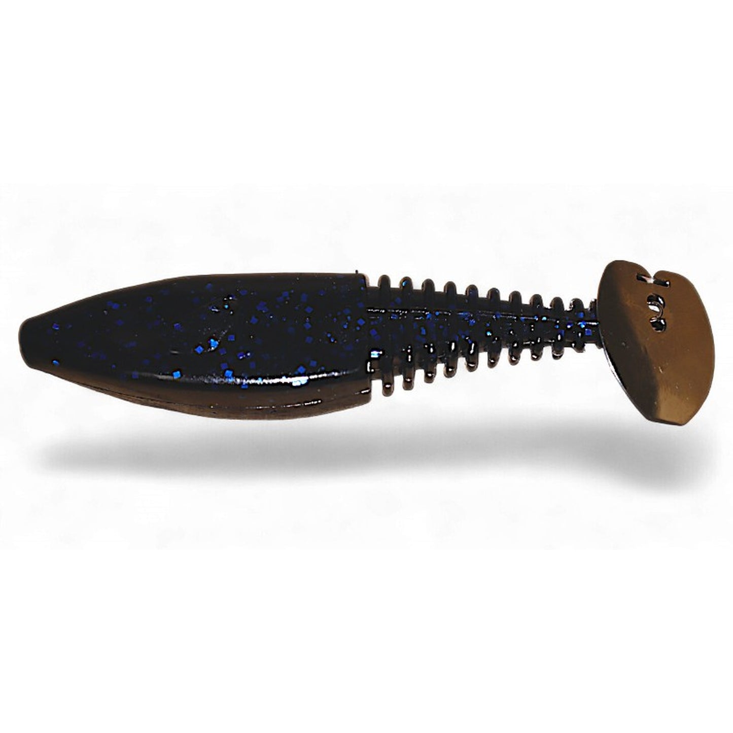 Gambler EZ Shaker bladed tail harness bait in Black Blue Glitter Silver Tail