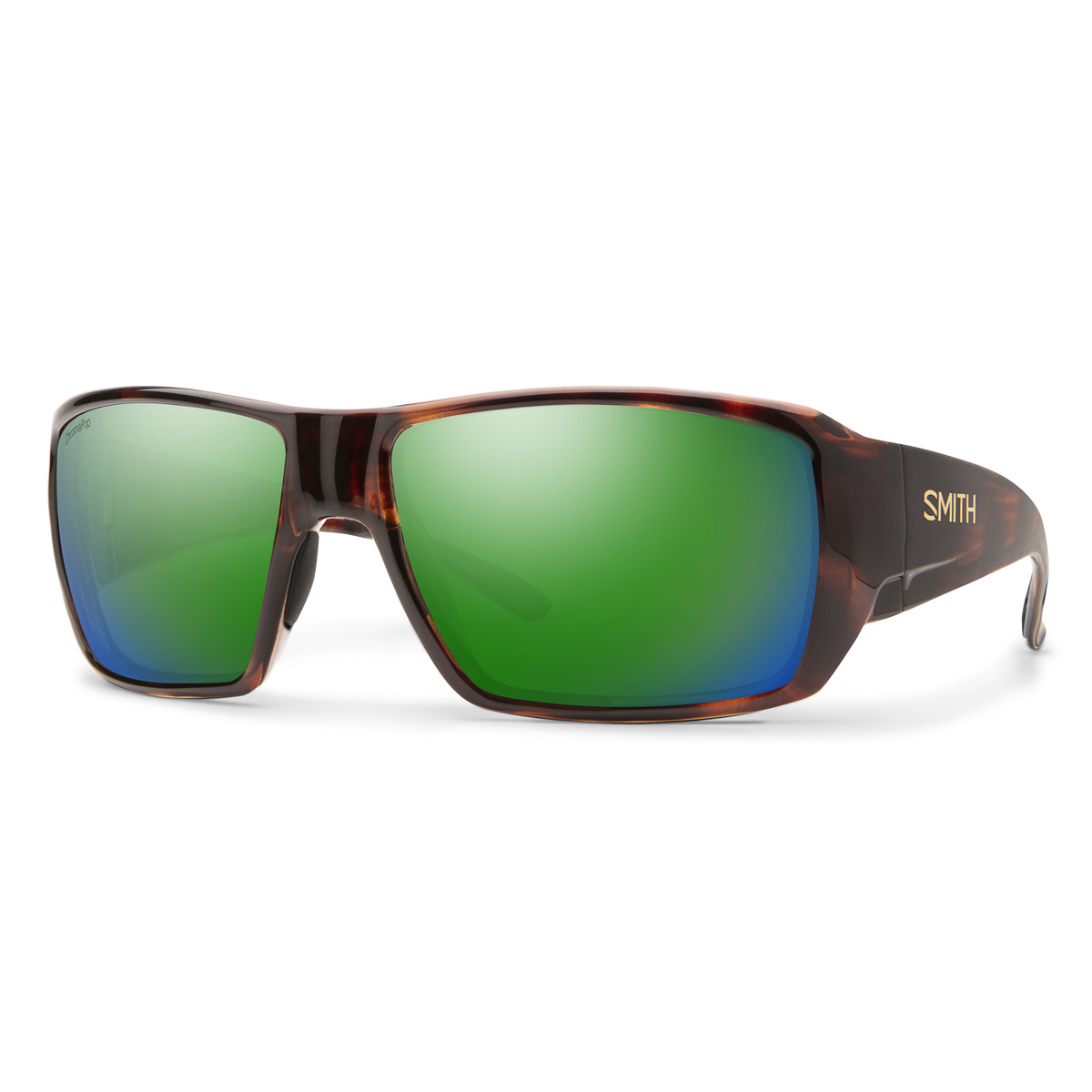 Smith Guide's Choice S sunglasses — Tortoise | ChromaPop Glass Polarized Green Mirror
