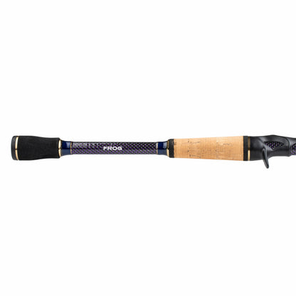 Halo BB Series froggin' rod handle, reel seat and cork grip detail