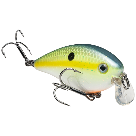 Strike King KVD 1.5 Squarebill Chartreuse Sexy Shad