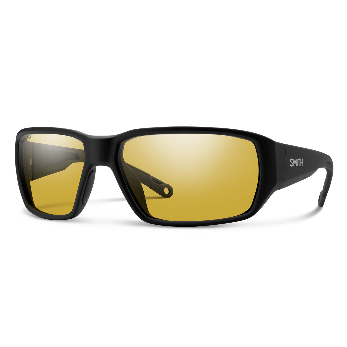 Smith Hookset sunglasses — Matte Black | ChromaPop Glass Polarized Low Light Yellow