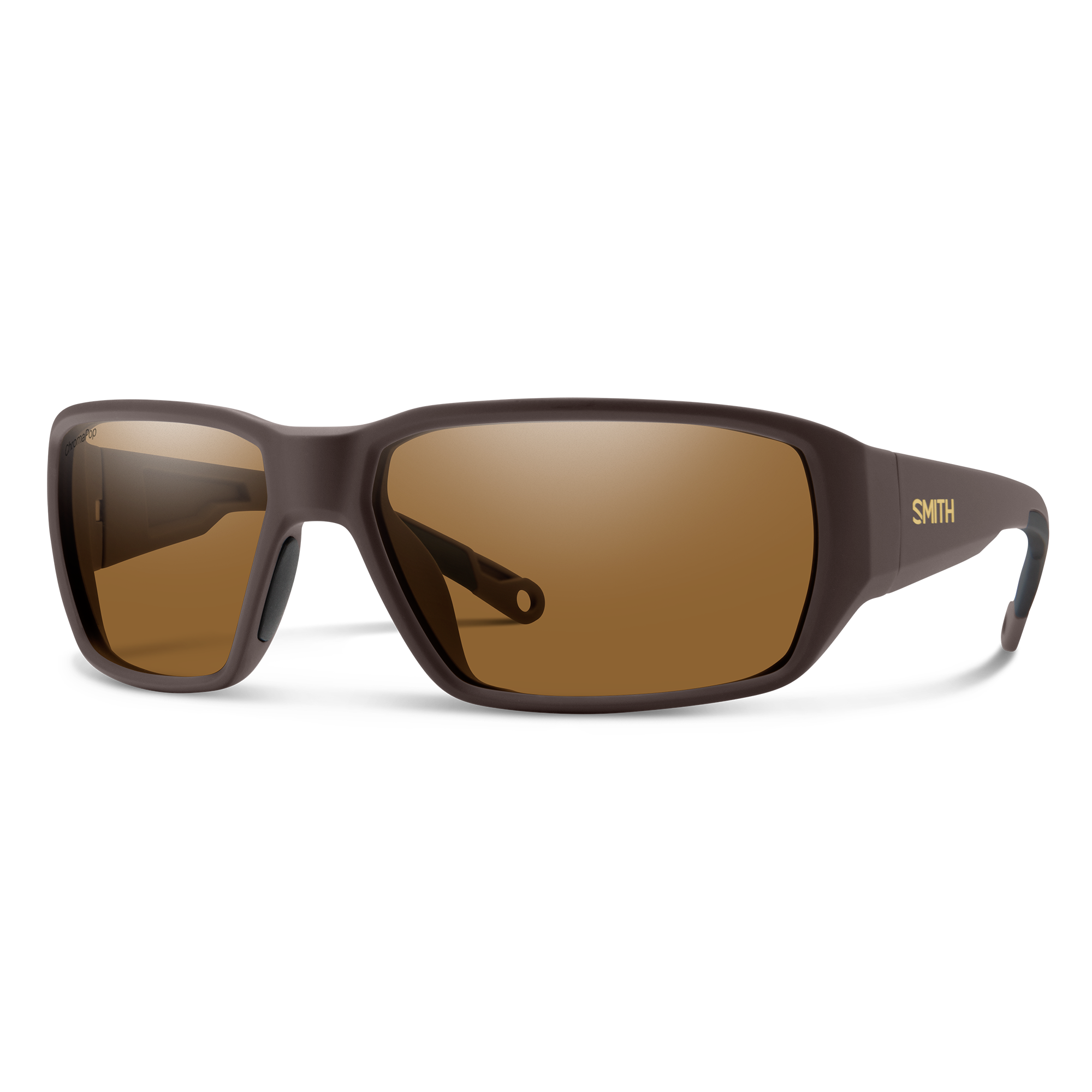 Smith Hookset sunglasses — Matte Mississippi Mud | ChromaPop Glass Polarized Brown