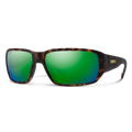 Smith Hookset sunglasses — Matte Tortoise | ChromaPop Glass Polarized Green Mirror