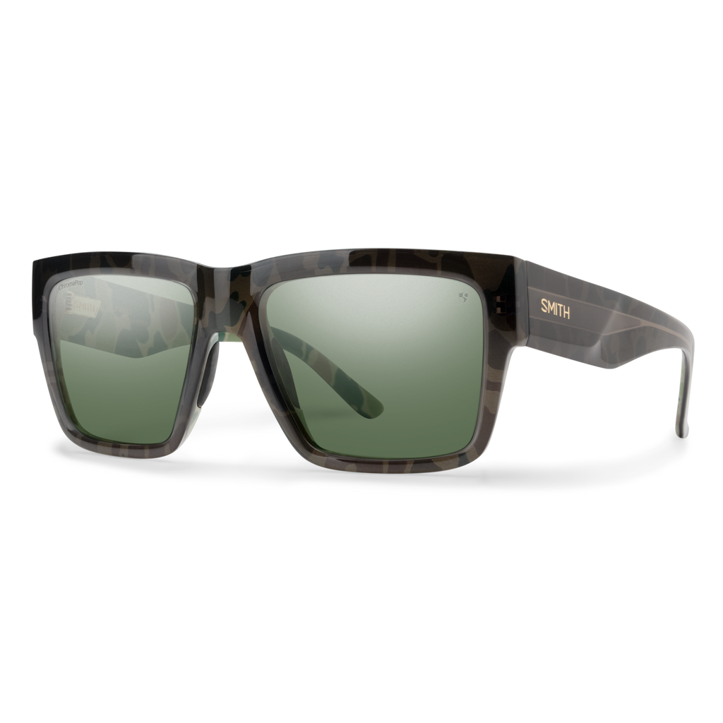 Smith Lineup sunglasses — High Fives / Duck Camo | ChromaPop Polarized Gray Green