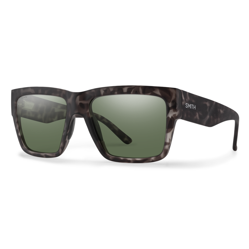 Smith Lineup sunglasses — Matte Gray Tortoise | ChromaPop Polarized Gray Green