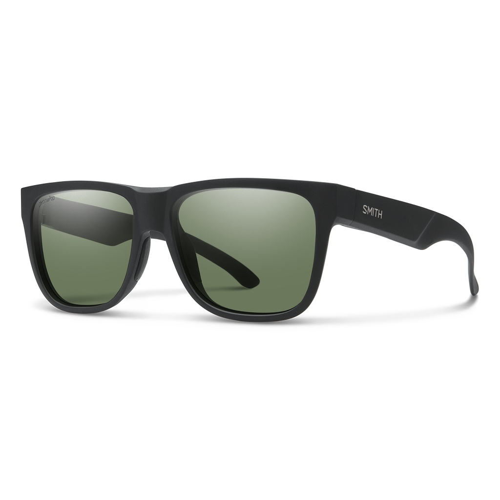 Smith Lowdown 2 sunglasses — Matte Black | ChromaPop Gray Green