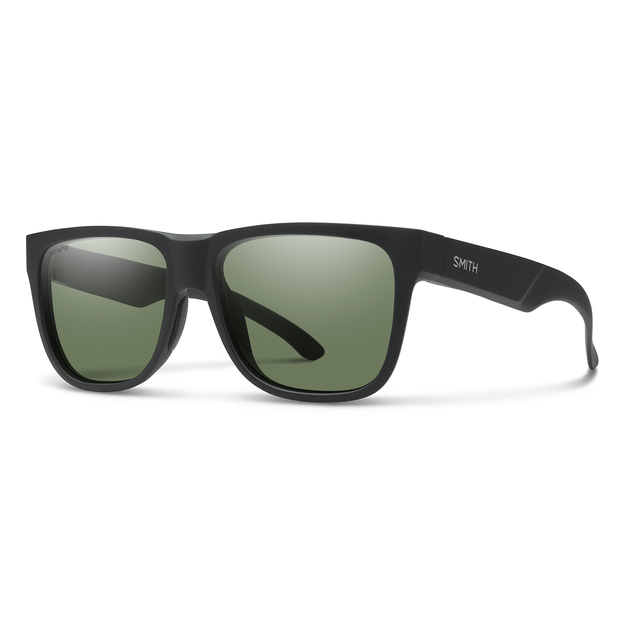 Smith Lowdown 2 sunglasses — Matte Black | ChromaPop Gray Green