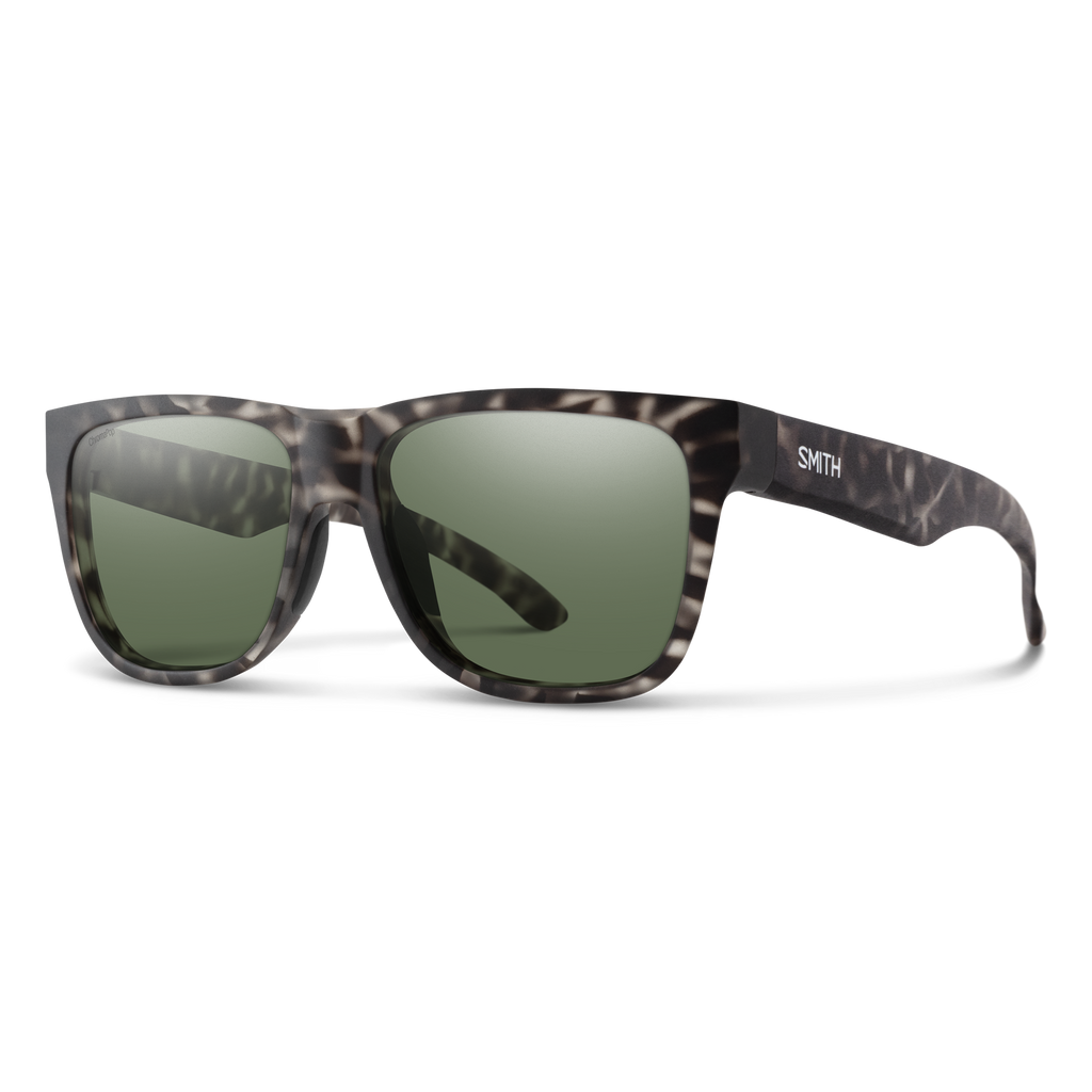 Smith Lowdown 2 sunglasses — Matte Gray Tortoise | ChromaPop Polarized Gray Green