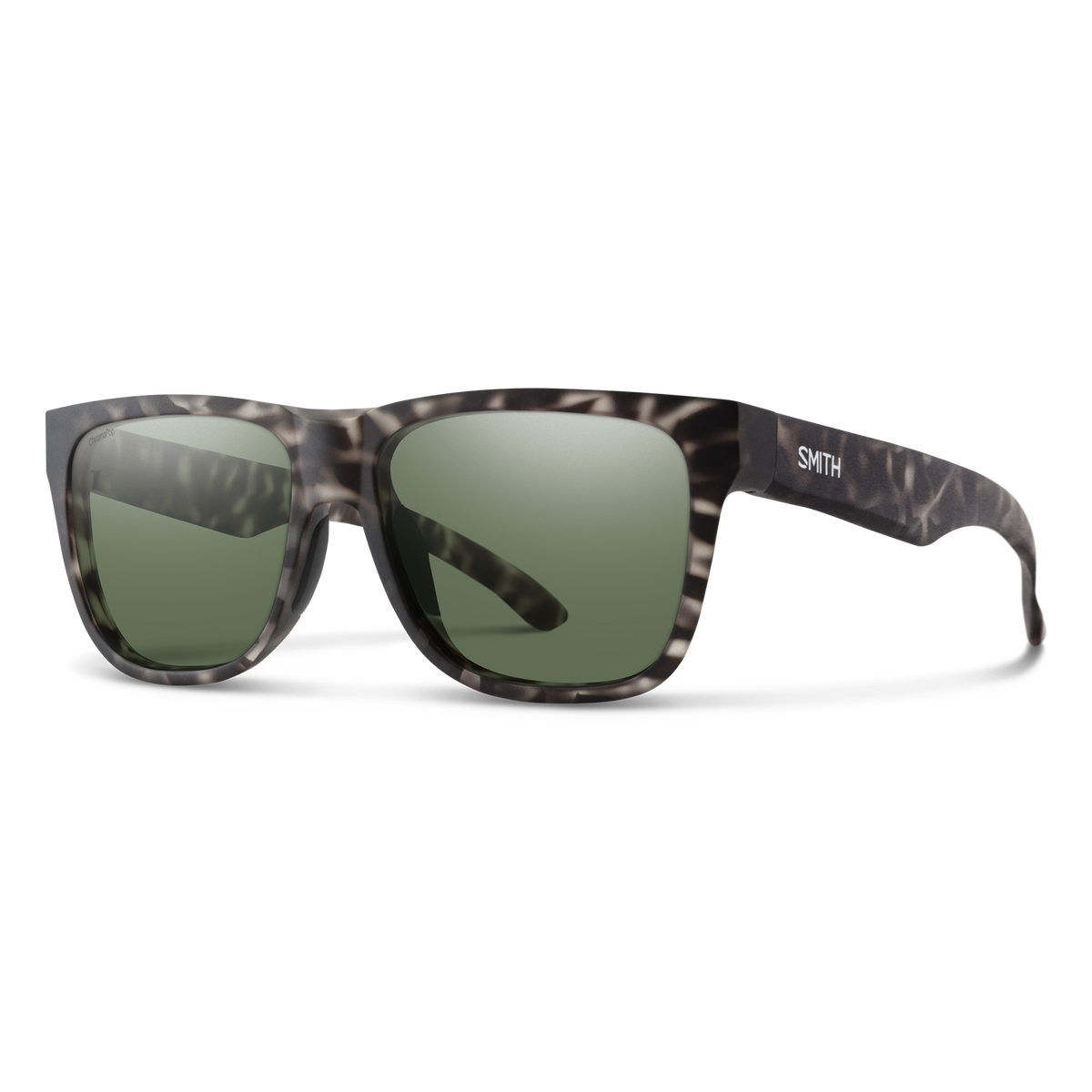 Smith Lowdown 2 sunglasses — Matte Gray Tortoise | ChromaPop Polarized Gray Green