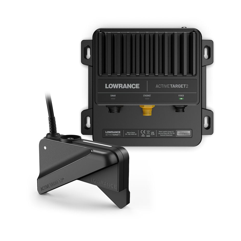 Lowrance ActiveTarget 2 XL live sonar transducer and sonar module