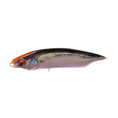 Megabass Karashi 80 twitchbait in Deadly Black Shad OS