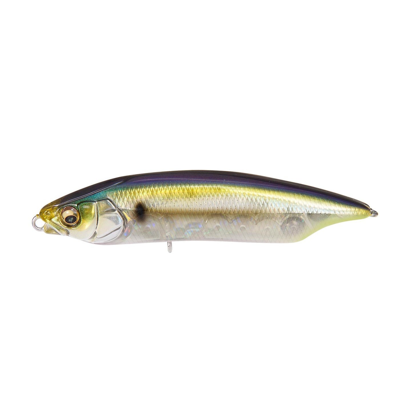 Megabass Karashi 80 twitchbait in HT Ito Tennessee Shad II