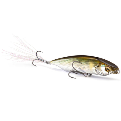 Megabass Karashi 80 twitchbait with tinsel tail