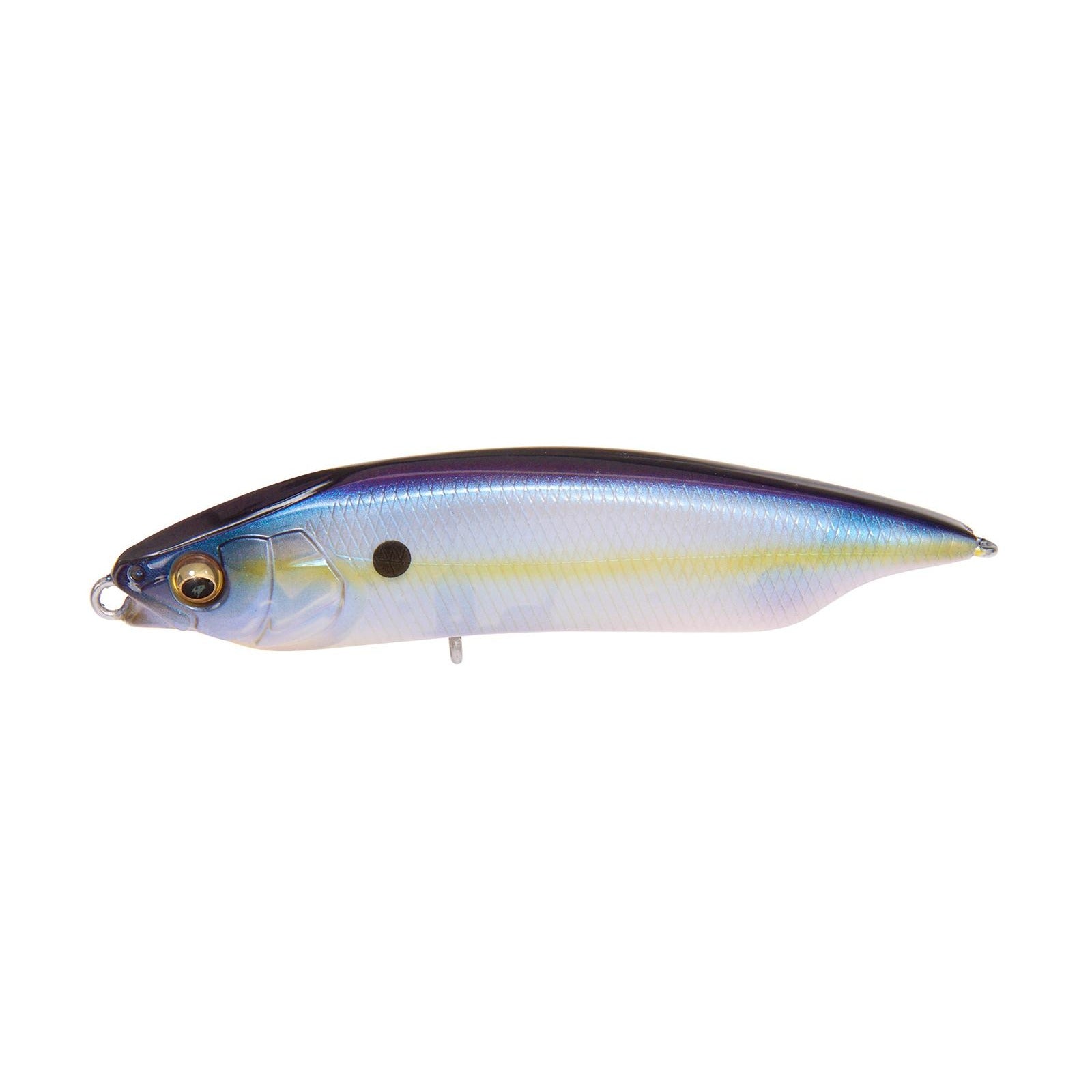 Megabass Karashi 80 twitchbait in Sexy French Pearl
