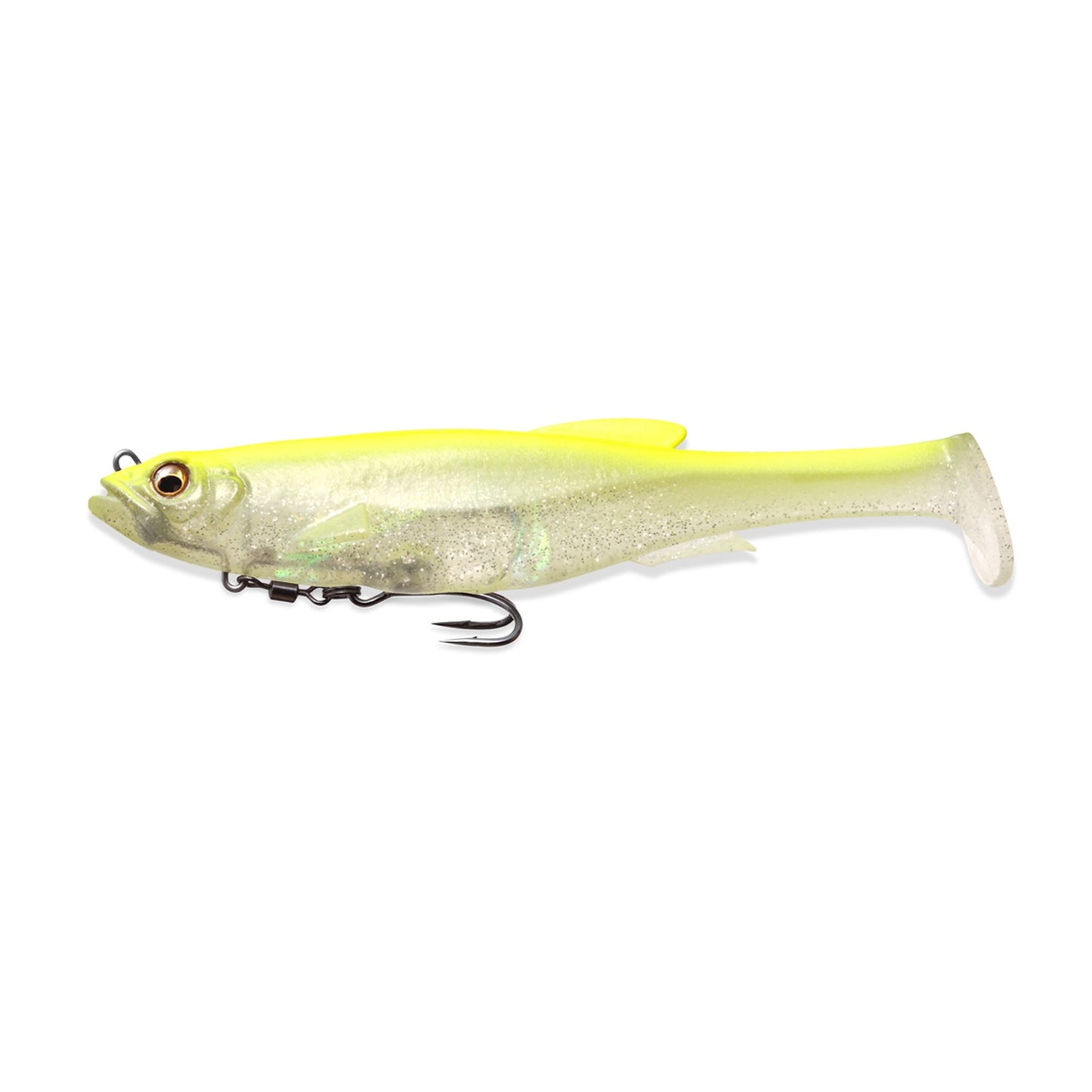 Megabass MAGDRAFT 5 inch swimbait in Chart Back