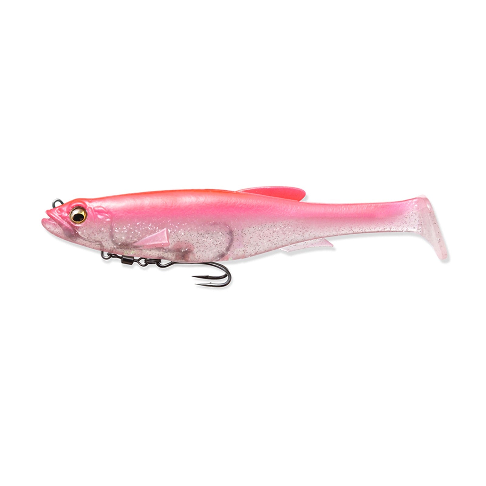 Megabass MAGDRAFT 5 inch swimbait in Pink Shiner