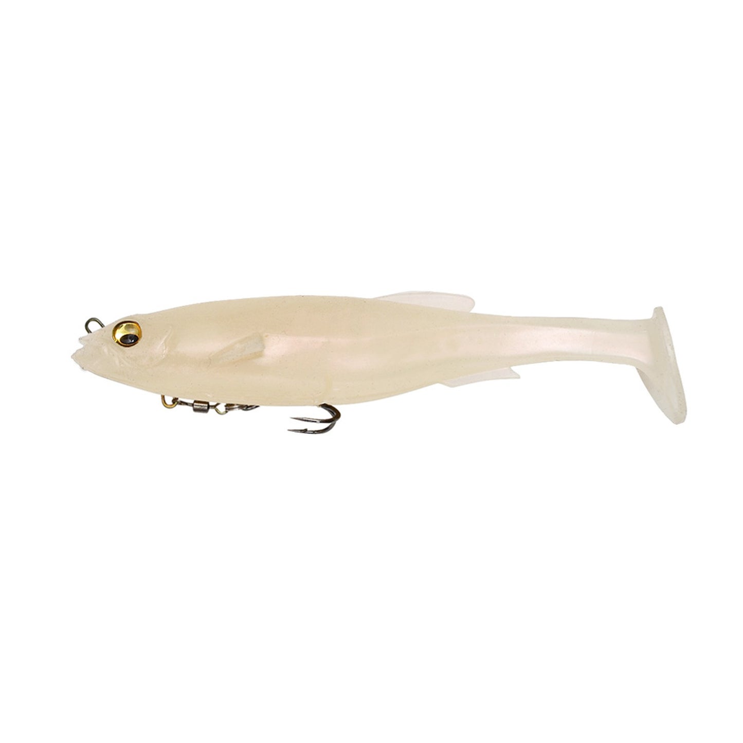 Megabass MAGDRAFT 6 inch swimbait in Albino Pearl Shad