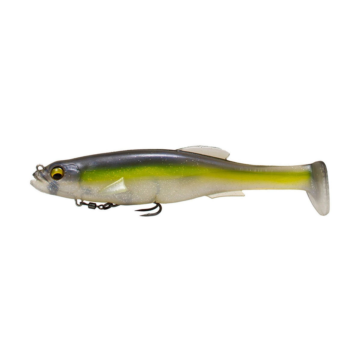 Megabass MAGDRAFT 6 inch swimbait in Pro Blue Chart