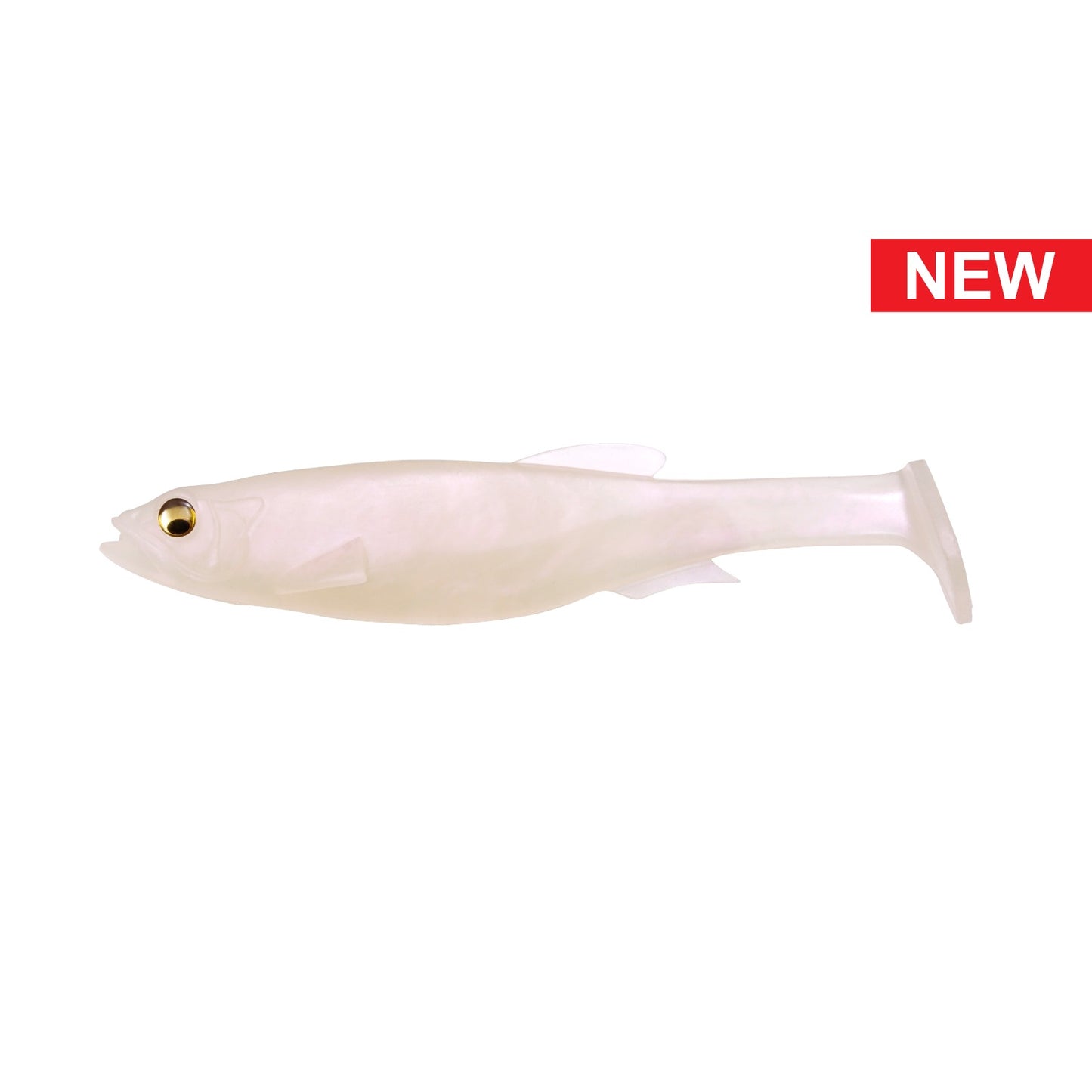 Megabass MAGDRAFT 8 inch swimbait in Albino Pearl Shad