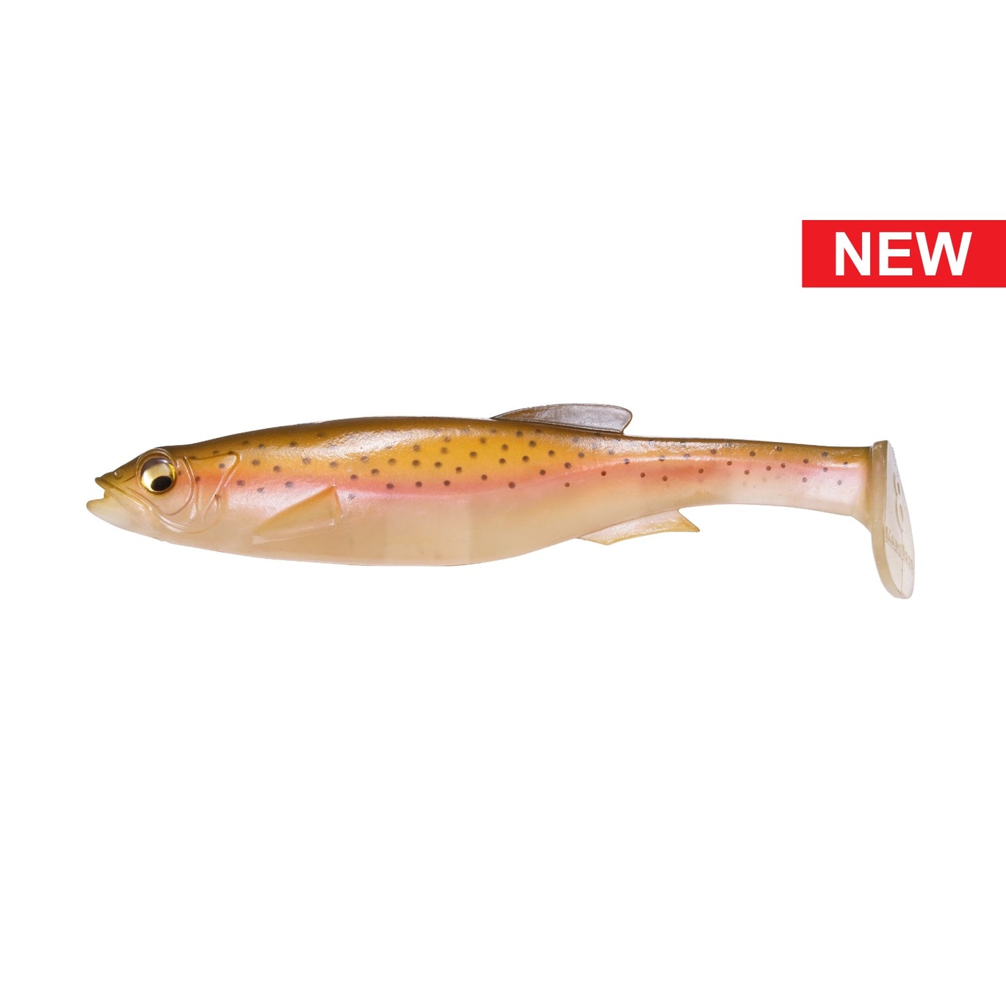 Megabass MAGDRAFT 8 inch swimbait in Stealth Rainbow
