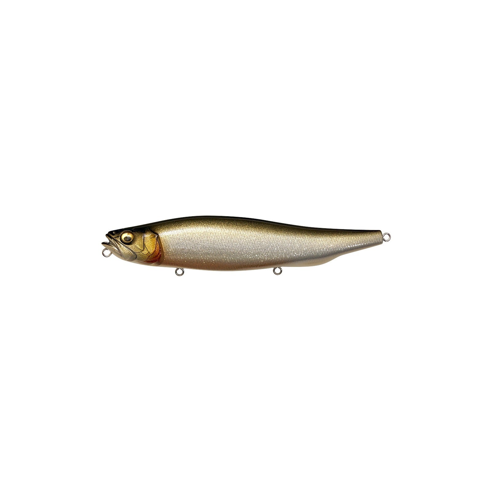 Megabass MEGADOG-X 7 inch walking bait in Galaxy Shiner