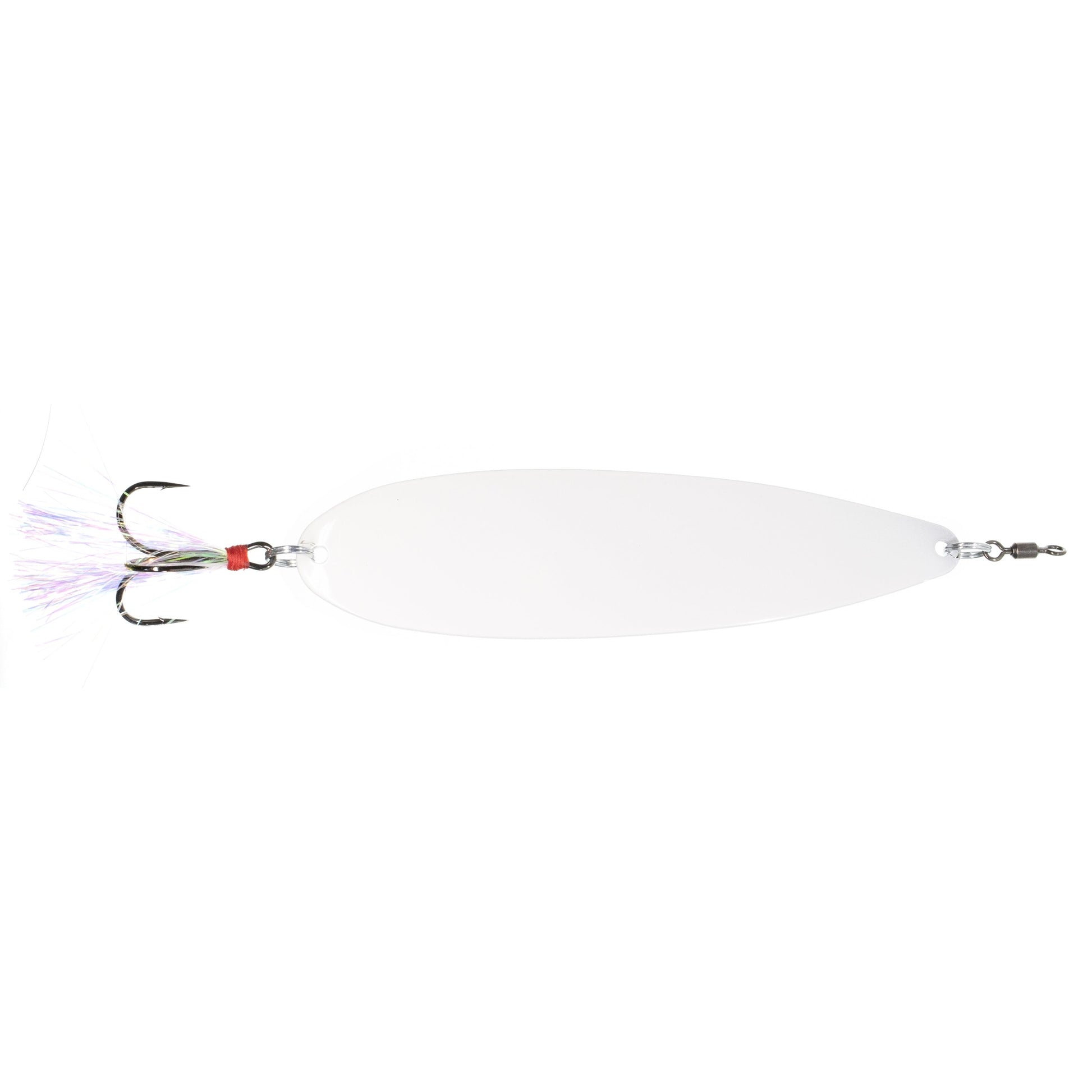 Nichols Ben Parker Mini Magnum 6.5 inch flutter spoon in Snow White Smooth