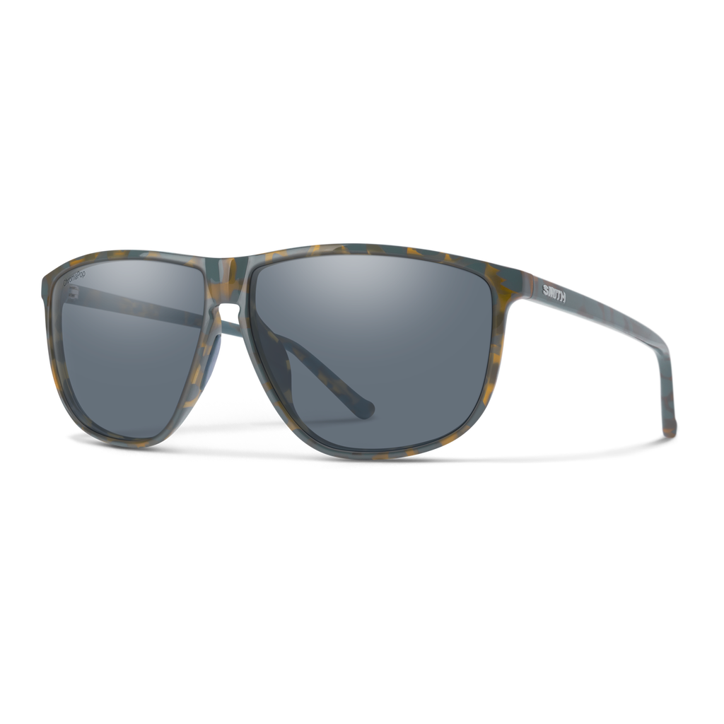 Smith Mono Lake sunglasses — Flint / Tarmac Tortoise | ChromaPop Polarized Slate
