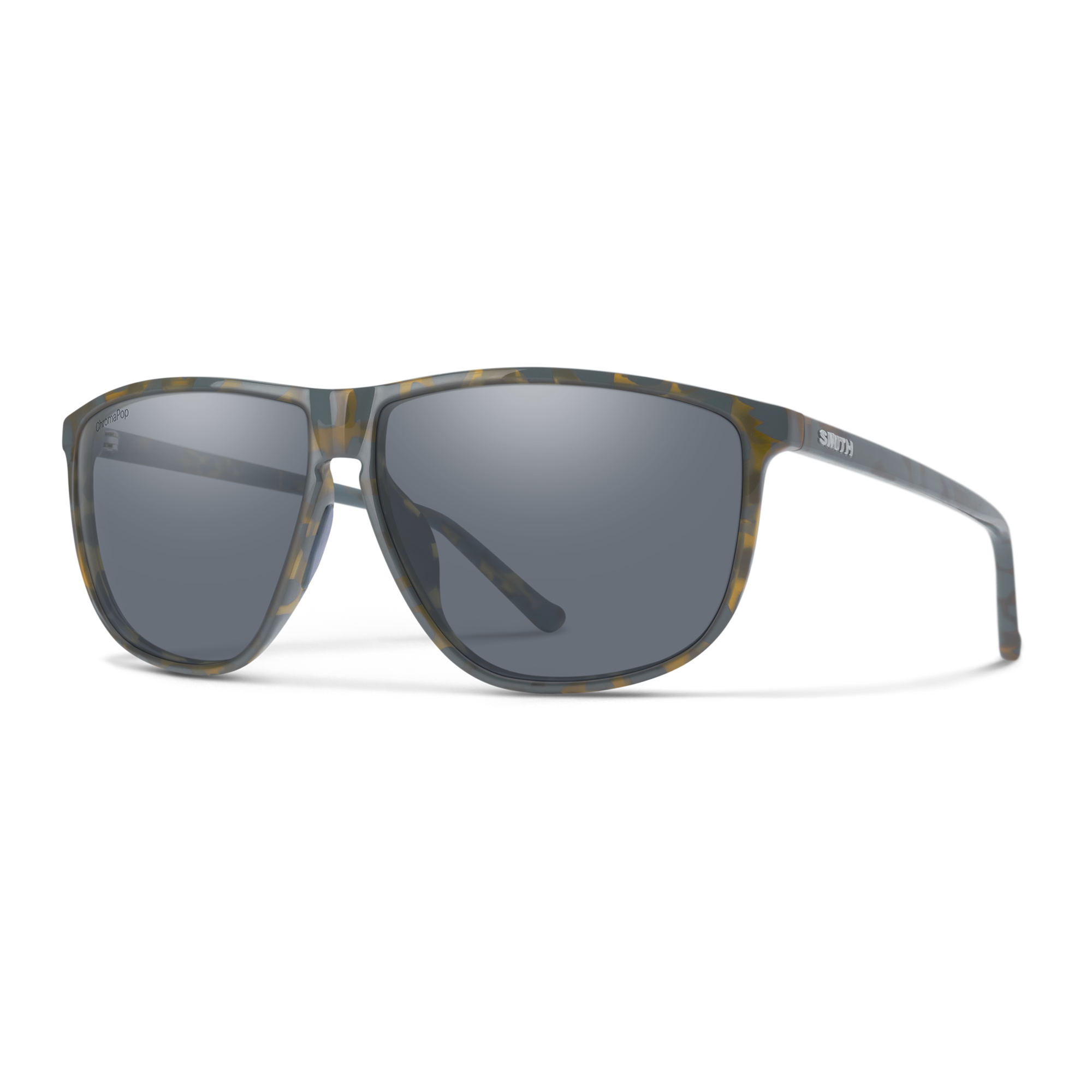 Smith Mono Lake sunglasses — Flint / Tarmac Tortoise | ChromaPop Polarized Slate