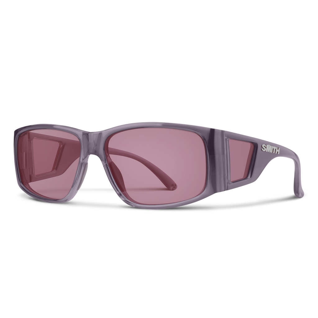 Smith Monroe Peak sunglasses — Meteorite Crystal | ChromaPop Low Light Rose