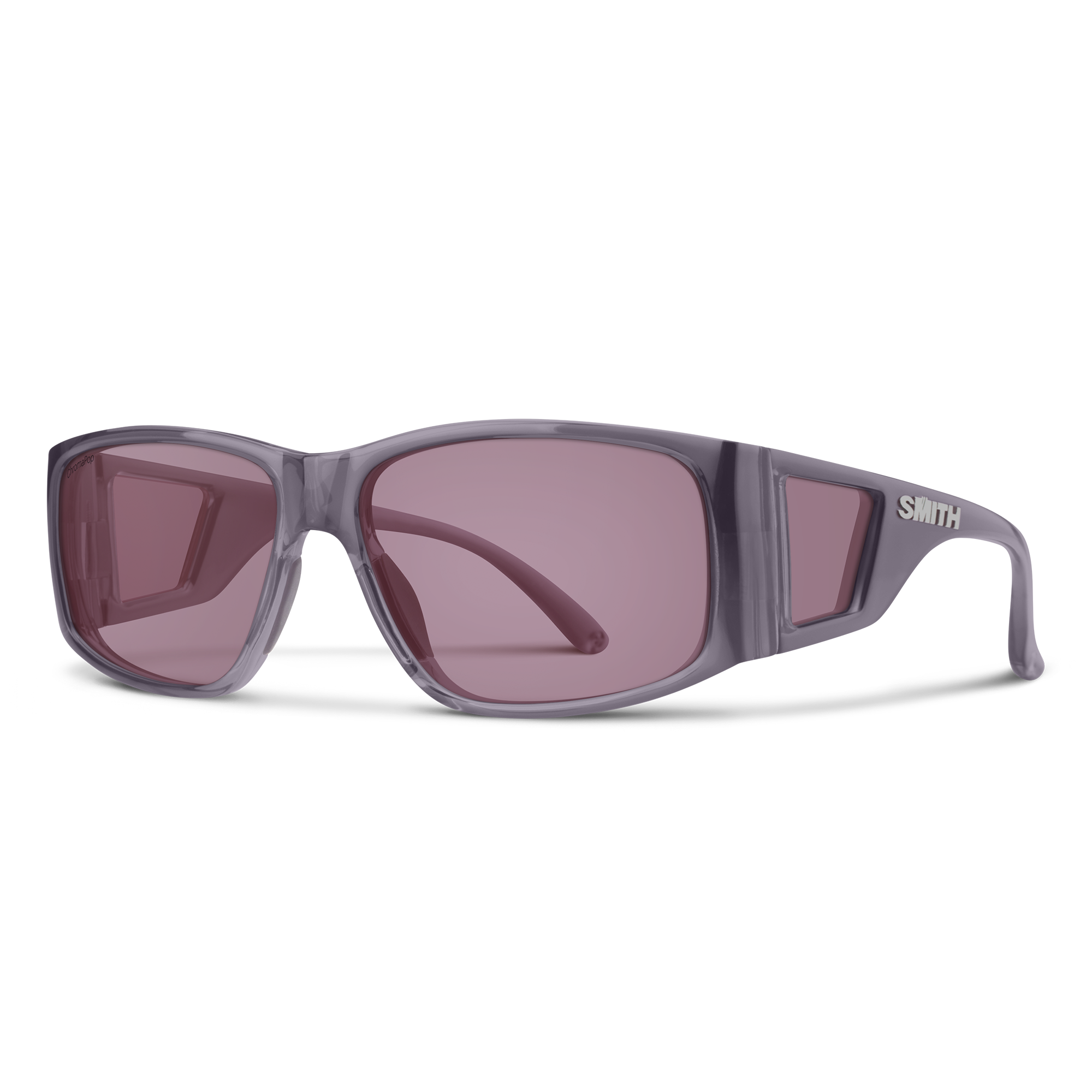 Smith Monroe Peak sunglasses — Meteorite Crystal | ChromaPop Low Light Rose