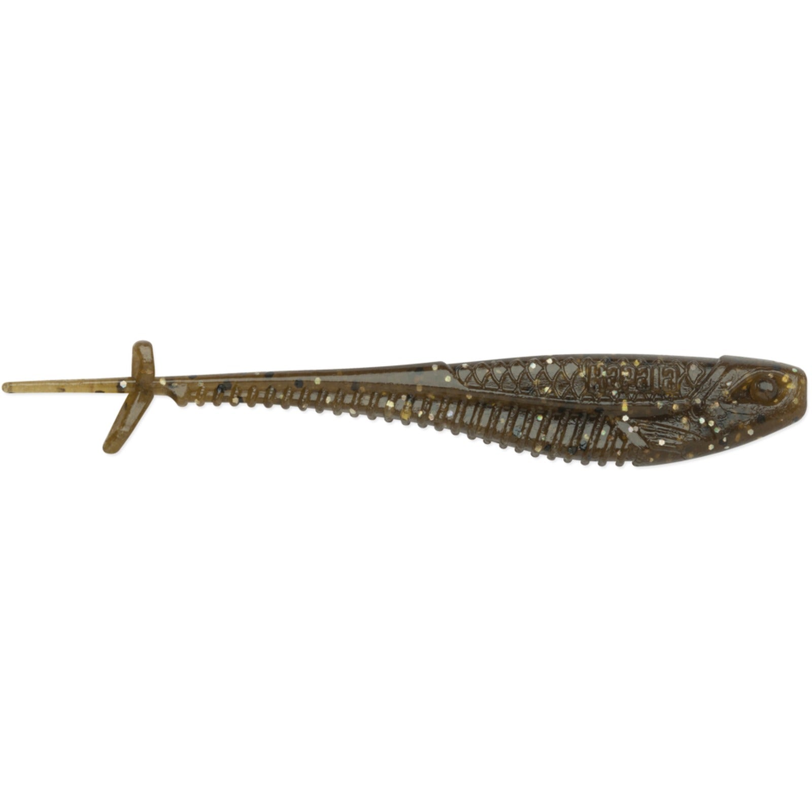 Rapala CrushCity Mooch Minnow floating soft minnow in Green Pumpkin Magic