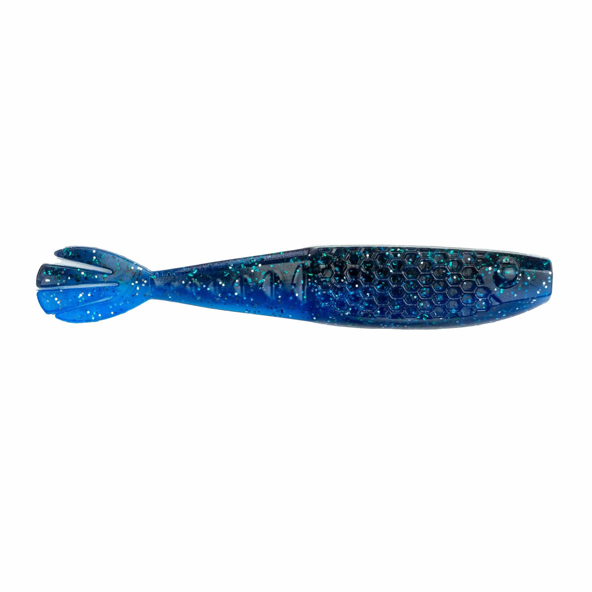 NetBait HexTek Whiptail Shad 4.25 inch in Blown Out