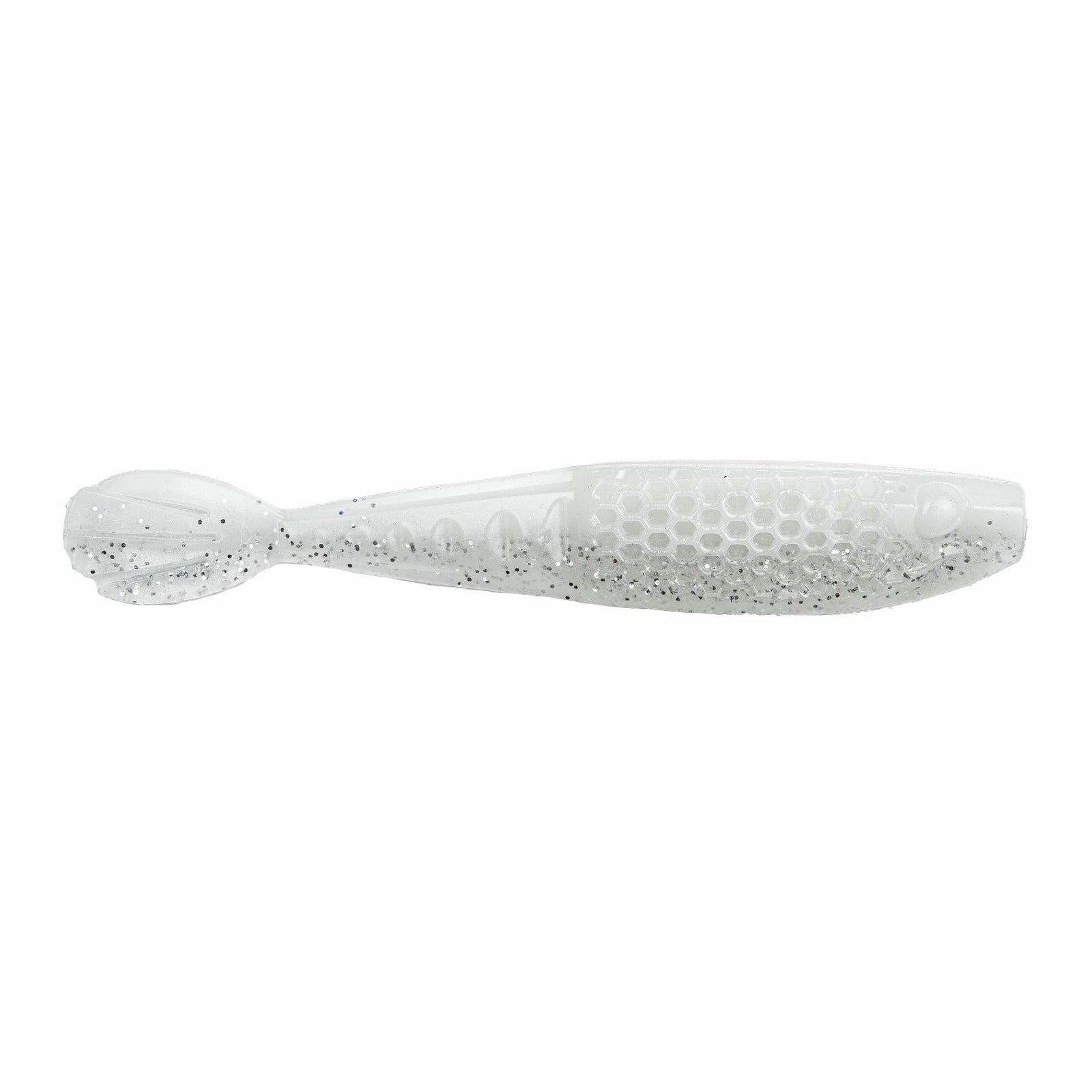 NetBait HexTek Whiptail Shad 4.25 inch in Sight Flash
