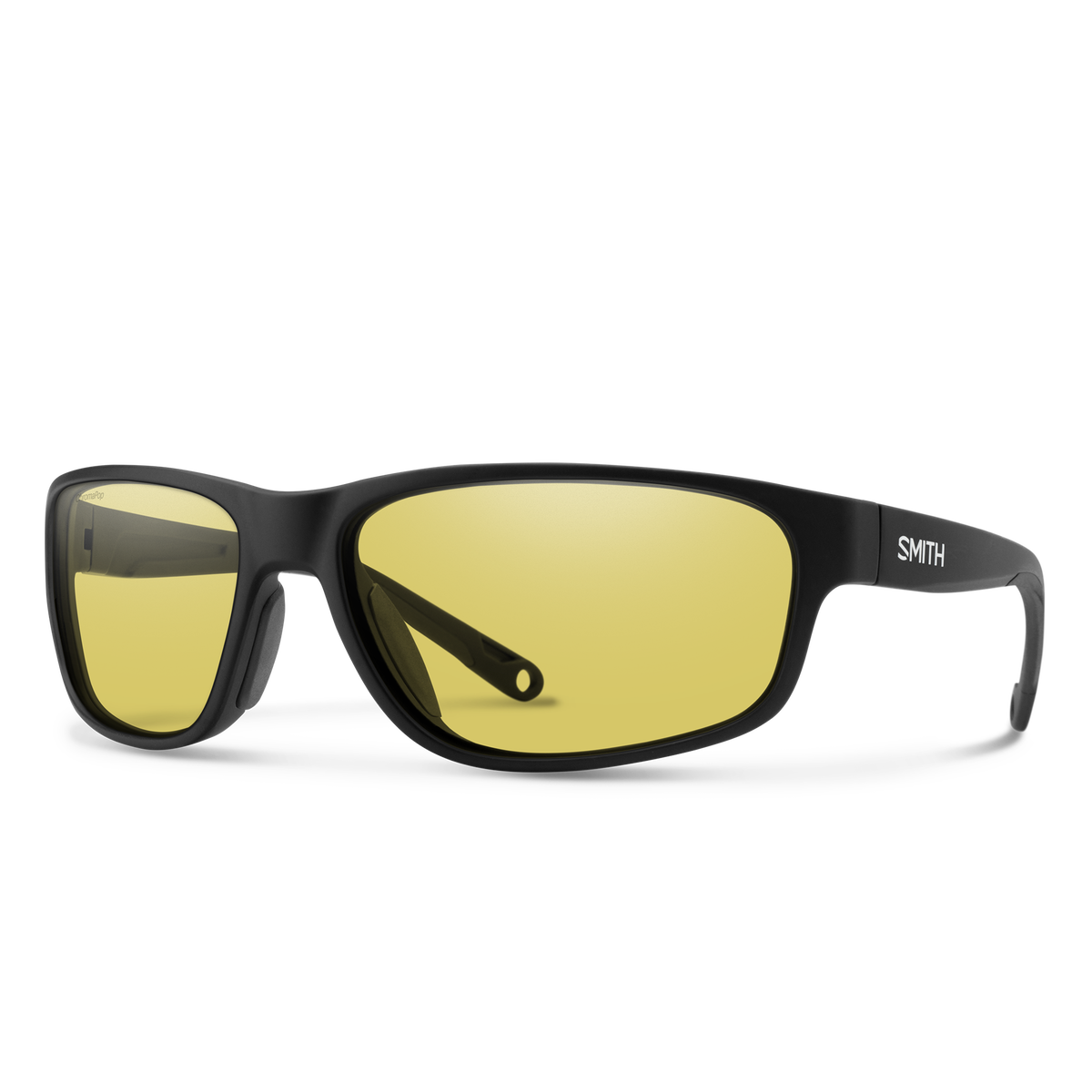 Smith Redding 2 sunglasses — Matte Black | ChromaPop Glass Polarized Low Light Yellow