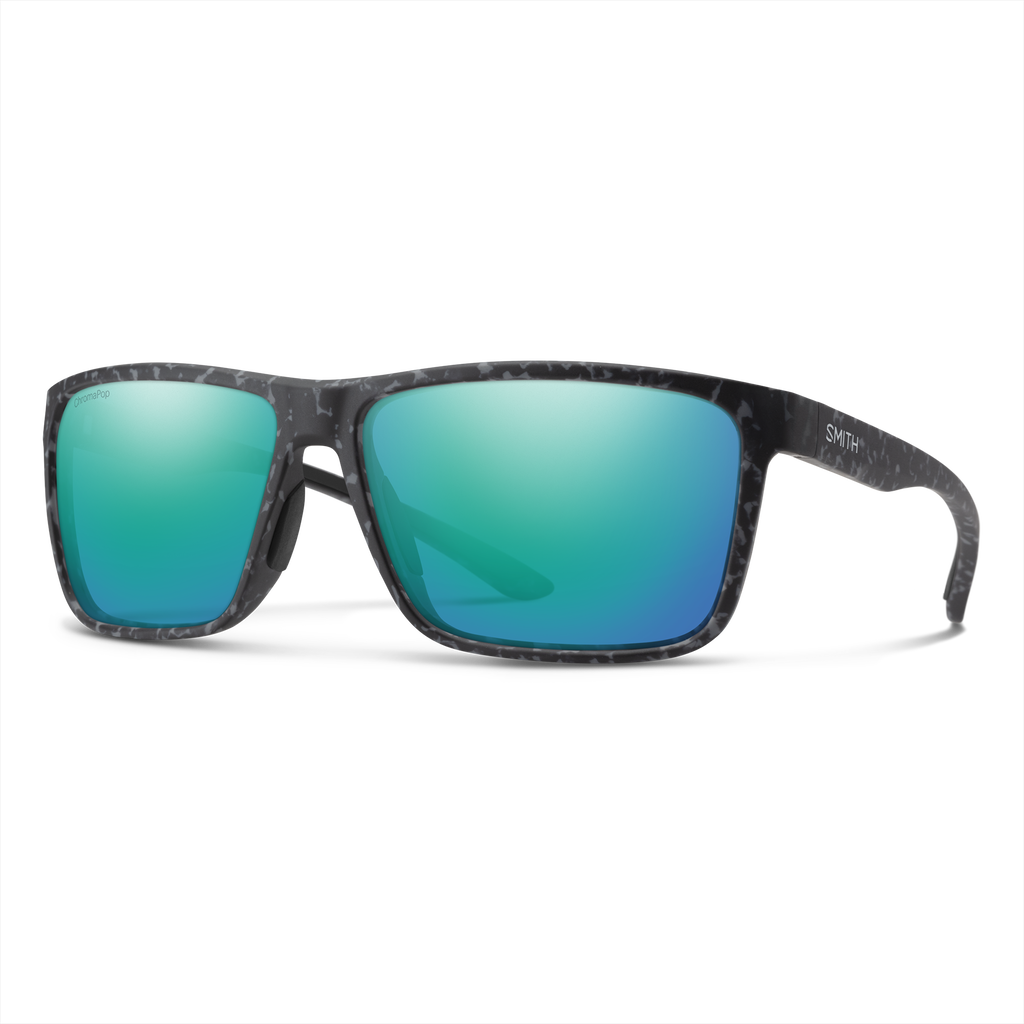 Smith Riptide sunglasses — Matte Ash Marble | ChromaPop Glass Polarized Opal Mirror