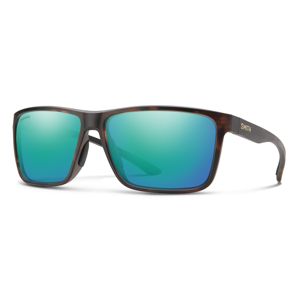 Smith Riptide sunglasses — Matte Tortoise | ChromaPop Polarized Opal Mirror